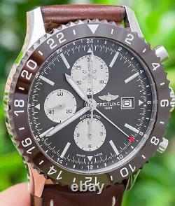 Breitling Chronoliner 46 Bronze $8K MSRP Boxes Ceramic GMT Box Brown Y24310