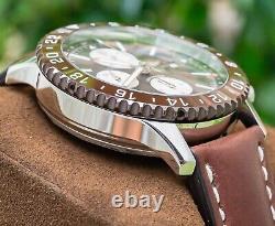 Breitling Chronoliner 46 Bronze $8K MSRP Boxes Ceramic GMT Box Brown Y24310