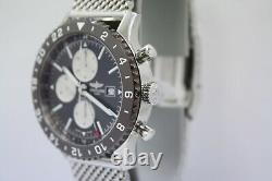 Breitling Chronoliner 46mm Stainless Steel Ceramic Bezel Watch Refy2431033/q621