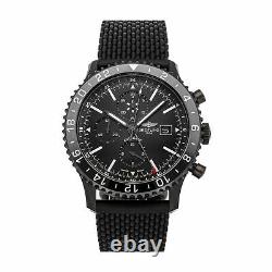 Breitling Chronoliner Auto Blacksteel Mens Strap Watch Date GMT M2431013/BF02