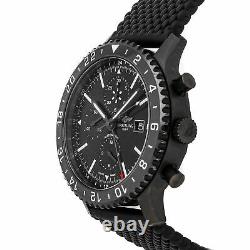 Breitling Chronoliner Auto Blacksteel Mens Strap Watch Date GMT M2431013/BF02