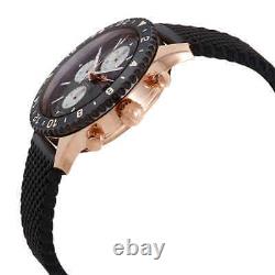 Breitling Chronoliner Chronograph Quartz Chronometer Black Dial Men's Watch