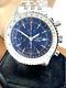 Breitling Men's Watch A24322 Navitimer GMT Swiss Automatic Chronograph Blue Dial