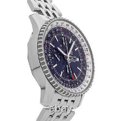 Breitling Navitimer 1 Chrono GMT Automatic Steel 46mm Mens Watch A24322121C2A1