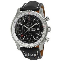 Breitling Navitimer Chronograph Automatic Chronometer Black Dial Men's Watch