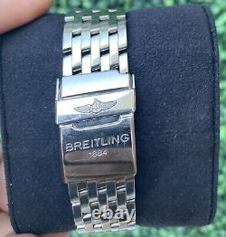 Breitling Navitimer World 46mm GMT Mens Watch Rare Black Dial- A23422