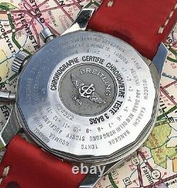 Breitling Navitimer World Chrono Gmt 46mm A24322 Black Dial Extra Strap Included