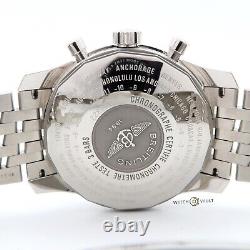 Breitling Navitimer World GMT Black Dial 46MM Stainless Steel Chronograph A24322