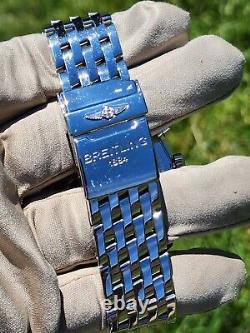 Breitling Navitimer World GMT Chronograph A24322 Blue Dial 46mm Watch +Papers