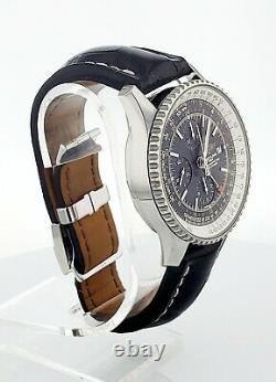 Breitling Navitimer World GMT Chronograph A24322 -New strap & Free S&H