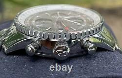 Breitling Navitimer World GMT Chronograph Steel Bracelet Black Dial 46 Full Set