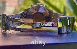 Breitling Navitimer World GMT Chronograph Steel Bracelet Black Dial 46 Full Set