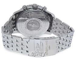 Breitling Navitimer World GMT Steel Black Dial Mens 46mm Watch Box/Books A24322