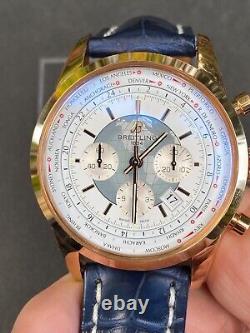 Breitling Transocean RB0510U0/A733 Chrono Unitime 18K Rose Gold BOX/PAPERS/MINT