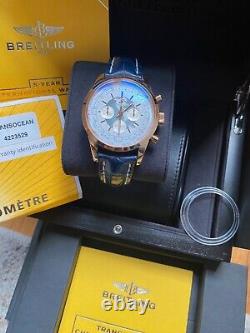 Breitling Transocean RB0510U0/A733 Chrono Unitime 18K Rose Gold BOX/PAPERS/MINT