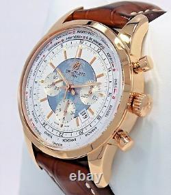 Breitling Transocean RB0510U0/A733 Chrono Unitime 18K Rose Gold B/PAPERS MINT