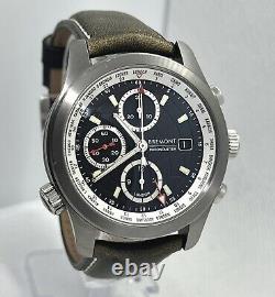 Bremont GMT Worldtimer Chronograph Automatic Mens 43mm Watch ALT1-WT-BK-R-S
