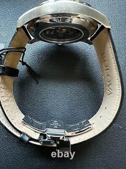 Bulova Blue face Wilton true GMT watch men automatic swiss 43 mm
