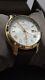 Bulova Men's Automatic GMT Brown Leather Calendar 43MM Watch 97B210 New