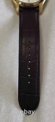 Bulova Men's Automatic GMT Brown Leather Calendar 43MM Watch 97B210 New