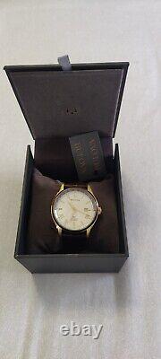 Bulova Men's Automatic GMT Brown Leather Calendar 43MM Watch 97B210 New