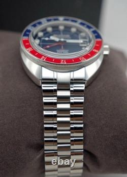 Bulova Men's Oceanographer Snorkel GMT Steel Watch 96B405