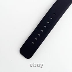 Bulova New Men's 98B104 Black/Rose Gold Quartz Rubber Strap Watch 44mm