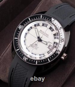 Bulova Oceanographer 98B407 Automatic GMT Gray White Dial Sapphire Men's Watch