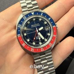 Bulova Oceanographer, Automatic, GMT, Sapphire, Pepsi Bezel, Blue Dial