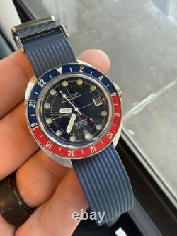 Bulova Oceanographer, Automatic, GMT, Sapphire, Pepsi Bezel, Blue Dial