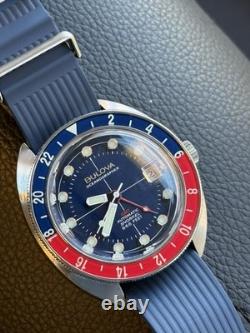 Bulova Oceanographer, Automatic, GMT, Sapphire, Pepsi Bezel, Blue Dial