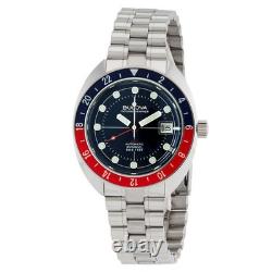 Bulova Oceanographer GMT Automatic Blue Dial Men's Watch 96B405