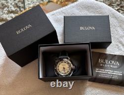 Bulova Oceanographer Snorkel GMT Devil Diver (98B407) 200 Meters Amazing Lume