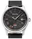 Bulova Wilton GMT Automatic Sapphire Black Dial Watch 96B387
