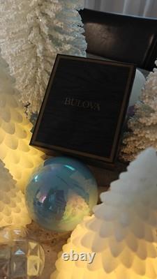 Bulova Wilton GMT Automatic Sapphire Gold Tone (reference 97B210)