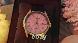 Bulova Wilton GMT Automatic Sapphire Gold Tone (reference 97B210)