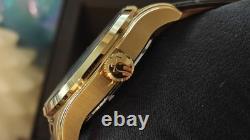 Bulova Wilton GMT Automatic Sapphire Gold Tone (reference 97B210)