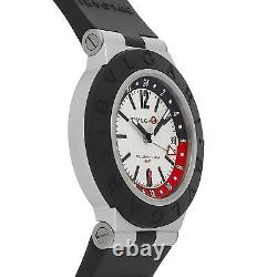 Bvlgari Bvlgari-Bvlgari Aluminium GMT Silver Dial 40mm Auto Watch Strap 103963