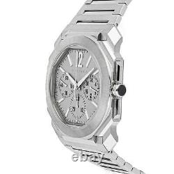 Bvlgari Octo Finissimo Chronograph GMT Steel Auto 43mm Watch 103661