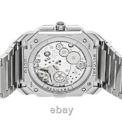 Bvlgari Octo Finissimo Chronograph GMT Steel Auto 43mm Watch 103661