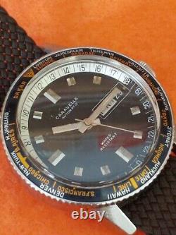 CARAVELLE by Bulova WORLD TIME GMT PILOT DIVER AUTO