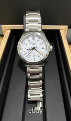 CHRISTOPHER WARD C63 SEALANDER GMT 39mm WHITE DIAL AUTOMATIC