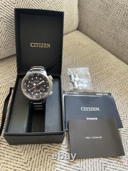 CITIZEN Dual Crown GMT Compressor Style B877-R005600 Black Dial Watch