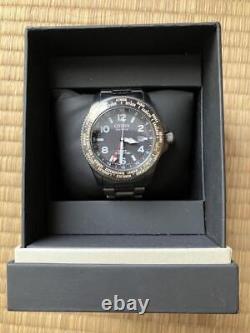 CITIZEN Eco-Drive BJ7107-83E PROMASTER LAND GMT world time Black Wristwatch