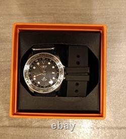 CITIZEN GMT World Time PROMASTER PORTER Watch Black Orange Urethane Band
