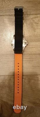 CITIZEN GMT World Time PROMASTER PORTER Watch Black Orange Urethane Band