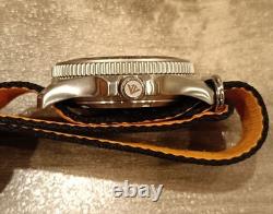 CITIZEN GMT World Time PROMASTER PORTER Watch Black Orange Urethane Band