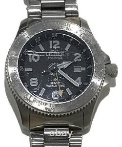 CITIZEN × PORTER GMT WORLD TIME Black Men B877-R011774