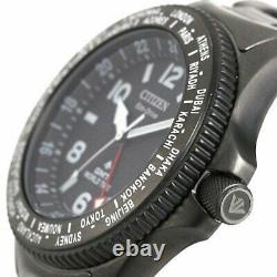 CITIZEN PROMASTER LAND BJ7107-83E Eco-Drive GMT World Time Men's Watch WARRANTY