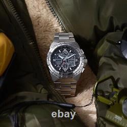 CITIZEN PROMASTER SKYHAWK A-T JY8120-58E Chronograph GMT Black Dial Men's Watch